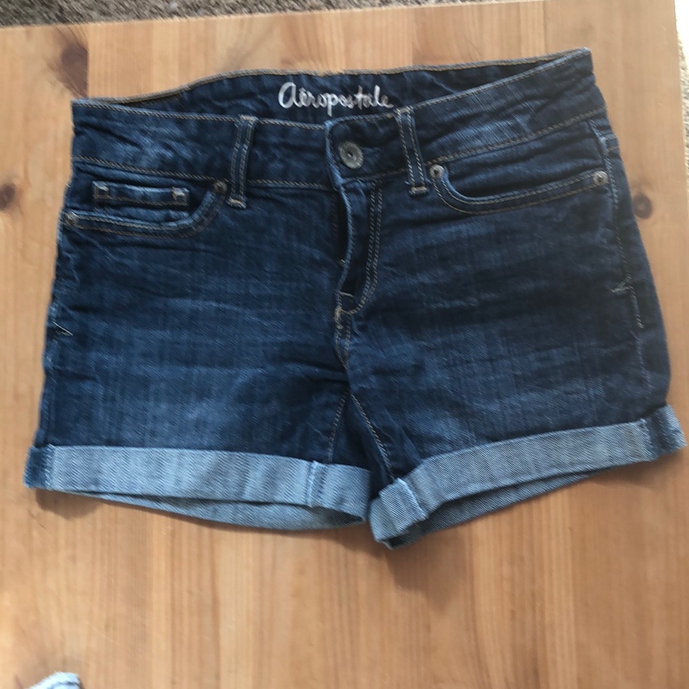 Blue jean shorts